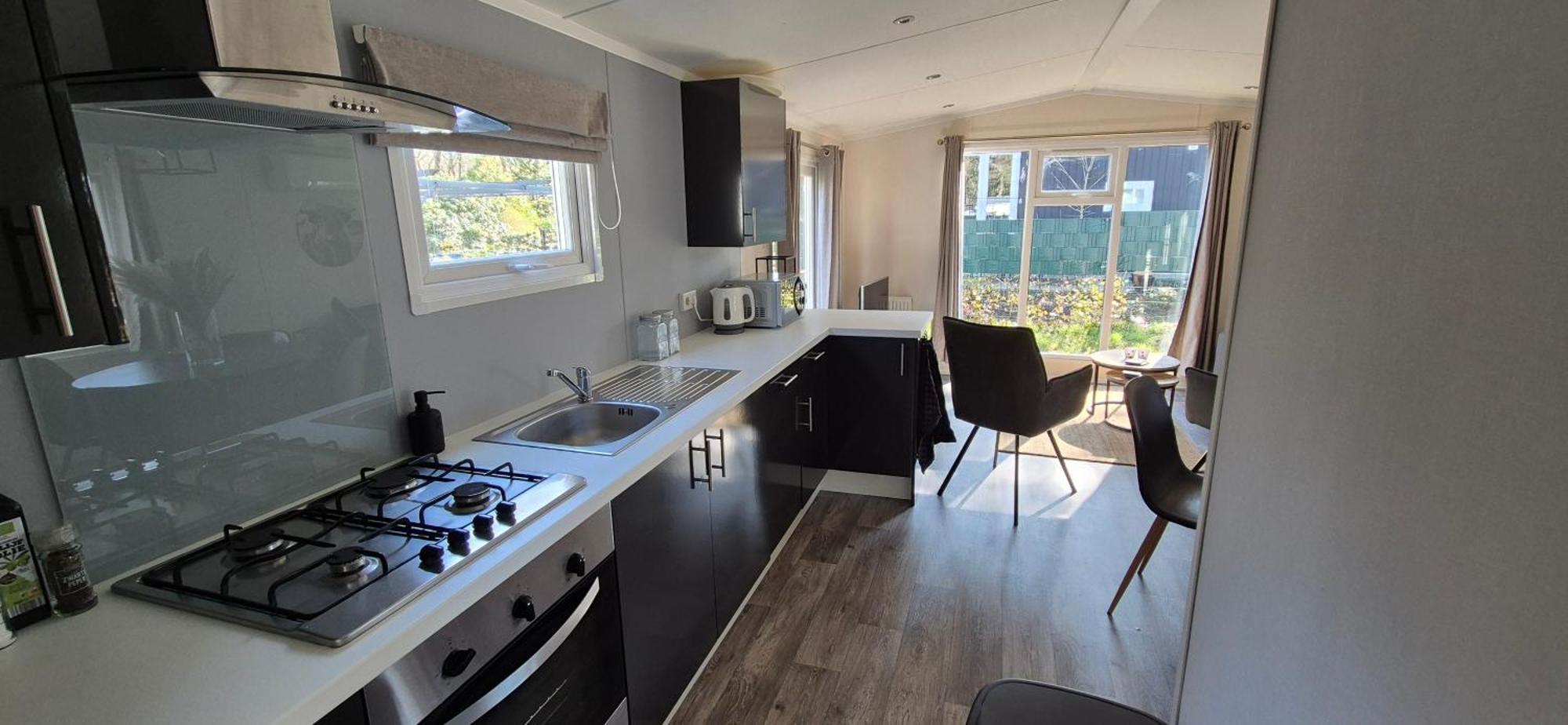 Het Veluwse Boshuisje Knus Chalet Met Omheinde Tuin Op De Veluwe Hoenderloo Exteriör bild